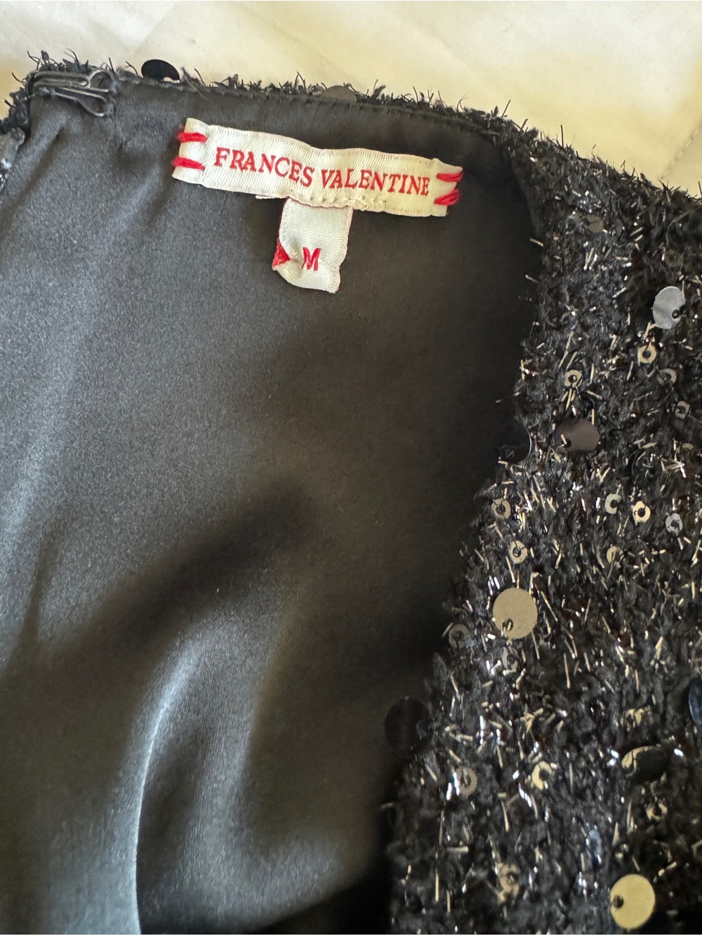 France’s Valentine Sequin Mod midi Dress - Picture 9 of 9
